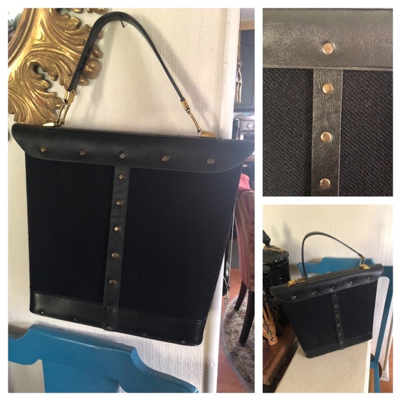 Vintage Jeweled Peacock Handbag w Wood Bottom - Picture 3 of 10